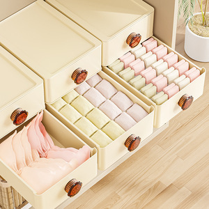 Kotak Penyimpanan Modular Plastik Bertingkat Banyak dengan Laci Plastik, Minimalis Modern untuk Organisasi Meja Kerja - Product Image 3