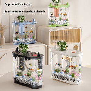 Akuarium Ikan Ramah Lingkungan dari Plastik Asli - 15L 4 Pilihan Warna Set Lengkap Deluxe - Product Image 1