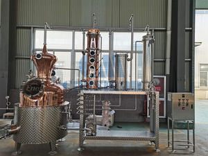 Machine de distillation de <span class=keywords><strong>vodka</strong></span> 500L colonne de récupération de cuivre alambique brandy whisky distillateur - Product Image 5