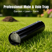 Piège à taupes professionnel réutilisable en plastique, résistant aux intempéries, pour le contrôle des nuisibles dans les jardins et sur les pelouses