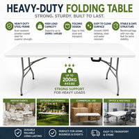 Chaise et table pliantes modernes légères populaires américaines, mobilier d'extérieur en plastique de haute qualité pour la salle à manger, imperméable pour les événements