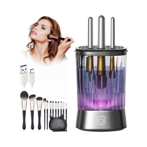 Máquina Eléctrica Automática para Limpiar y Secar Brochas de Maquillaje, Material ABS, 2 Modos, 10000 RPM, Enchufe Universal para Uso Doméstico y Comercial - Product Image 1