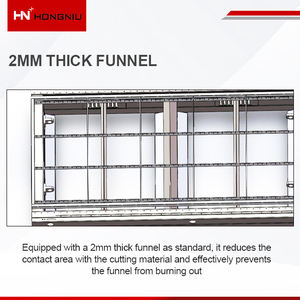 מכירה הטובה ביותר 3015l hongniu סיב לייזר מכונת חיתוך מחיר נמוך 1.5kw 3kw 6kw עם מילוי מים - Product Image 4