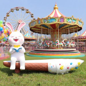 Большая наружная Абстрактная Декоративная скульптура, статуя кролика, современный дизайн, стиль для садовых украшений или весеннего декора - Product Image 5