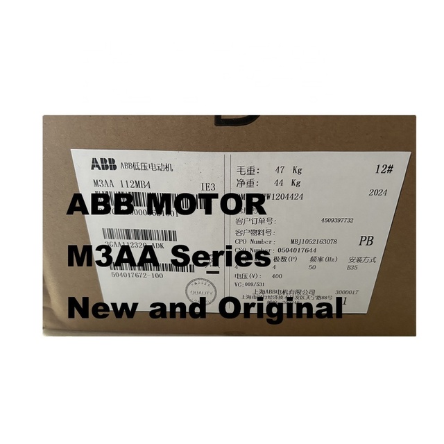 Three Phase Electric  Motor Electric High Efficiency IE1 IE2 IE3 M3AA 112MB4  Motor M3AA Series ABB Motors