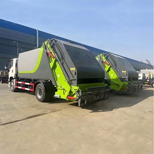รถบรรทุกอัดขยะ Sinotruk HOWO 4X2 10-15 เมตร ปรับแต่งได้ พร้อมเกียร์ธรรมดา สำหรับบริการเก็บขยะในพื้นที่อยู่อาศัย - Product Image 3