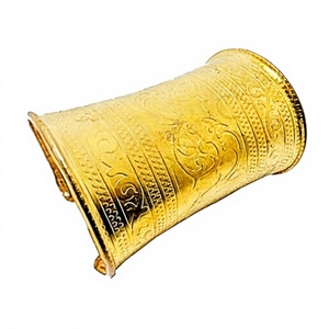 Best Design Gold-Plated Brass Metal Handcrafted Cuff <b>Bracelet</b> Quality Handicrafts Direct India Fashion Cuff <b>Bracelets</b> - Product Image 4