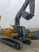 Excavatrice sur chenilles HX245 de 26,8 tonnes avec godet de 1,5 m³ et brise-roche à attache rapide