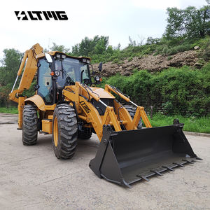 चार पहिया स्टीयरिंग 2.5 टन 2500 किलोग्राम 4wd बैकहोए लोडर 388 एच बैक होई लोडर - Product Image 3