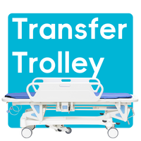 Nouveau chariot patient médical de transfert de civière de transfert manuel de YXZ-E-1 de conception