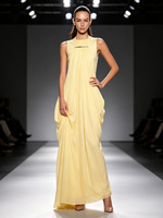 Robe longue élégante sans manches Bettergirl Fashion, nouvelle collection été 2026, col rond plissé, robe décontractée en tricot