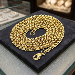 Collier en chaîne de bambou en acier inoxydable pour hommes, style sportif, nouveau design, vente en gros en Chine - Product Image 3