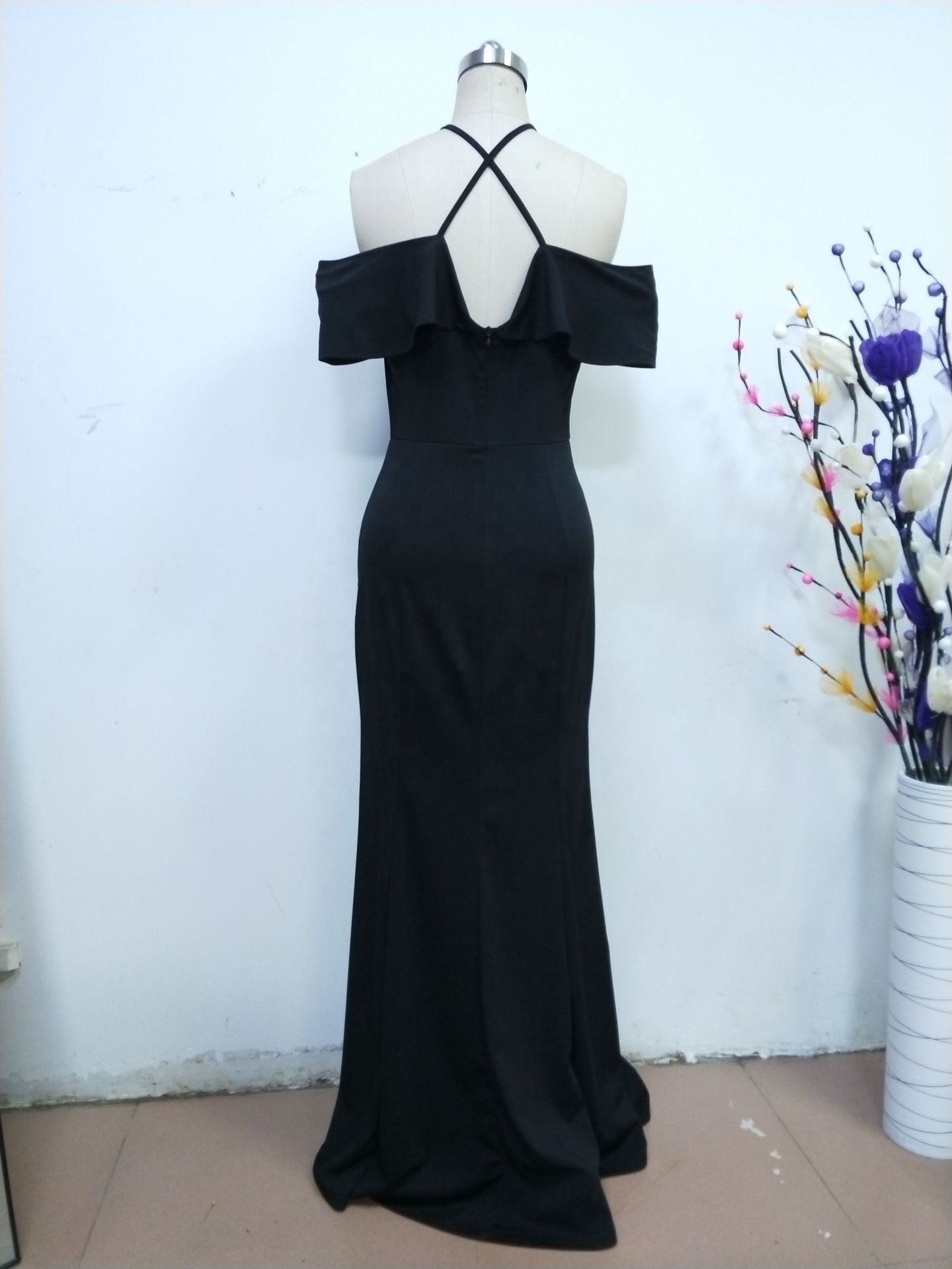 bride maid forest green dresses