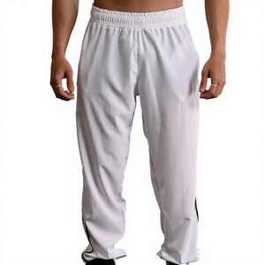 Pantalon de jogging décontracté pour homme, taille élastique, respirant, coupe slim, avec bande latérale, nouvelle collection été, style streetwear - Product Image 5