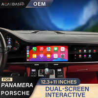 ACARDASH pour Porsche Panamera 2010-2016 12.3" +11'' Autoradio Android Stéréo Android Écran double interactif Multimédia Carplay