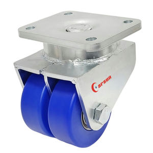 <span class=keywords><strong>2</strong></span> polegadas Castor Wheels 360 graus giratório com TPR Metric PU Material para AGV Robot Caster Wheels - Product Image 3