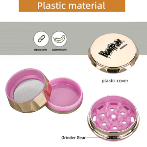 Hornet 4-Piece Plastic <b>Herb</b> <b>Grinder</b> 55mm Round Manual Crusher Waterproof Smoke Mill HP032 - Product Image 2