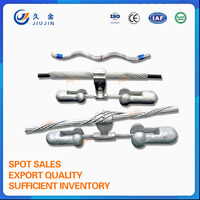 Amortisseur de vibrations OPGW Stockbridge à double masse pour câble de terre optique aérien