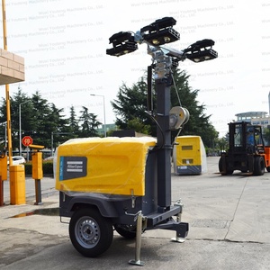 Torre de Iluminación LED Atlas Copco HiLight V4+ Móvil, 4x120W, 4100K, Luz Blanca Neutra, con Ángulo de Haz de 0°, Iluminación Industrial Portátil para Exteriores - Product Image 5