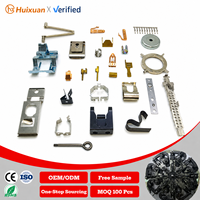 Fabricant de pièces d'emboutissage OEM sur mesure : Clips à ressort plats de précision en acier inoxydable, cuivre et aluminium