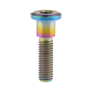 Metric Aluminum Hex Head <b>Screws</b> Anodized Finish Silver Gold Rainbow Color Threaded Fasteners - Product Image 2