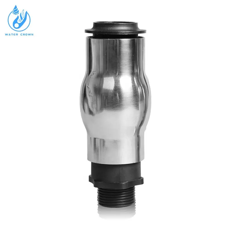 High quality Plastic with Stainless Steel Euro ice nozzle for Garden fountain