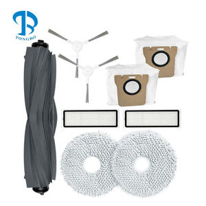 Compatible avec Xiao <span class=keywords><strong>Mi</strong></span> Mijia Omni <span class=keywords><strong>Robot</strong></span> X10+ Dreame S10 Pro Brosse rotative Brosse latérale Filtre HEPA Chiffon de nettoyage Sac à poussière - Product Image 1