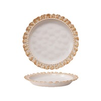 Service de table en porcelaine fine américaine style Kiln, couleur sous-glaçure, assiettes rétro et tasses à café, ensemble de tasses à thé de l'après-midi pour la maison