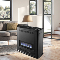 Chauffage d'appoint Kingfer 14KW 47770BTU, vente chaude, à gaz naturel GPL, panneau en verre trempé pour salon, camping, chauffage