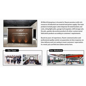 Jh-mech dù che đứng lắp ráp dễ dàng 24inch đường kính mờ bạc kết thúc mạ kẽm thép tấm ô căn cứ - Product Image 5