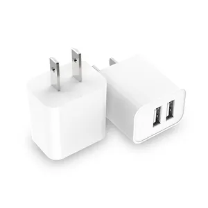 Dual Ports Electric Telephone Charger High Speed Normal USB Wall Charger USB Plug Good for Phone