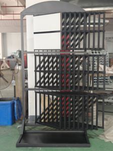 Estante de exhibición de azulejos de cerámica deslizante de metal ecológico para exhibición de sala de exposición de azulejos - Product Image 6