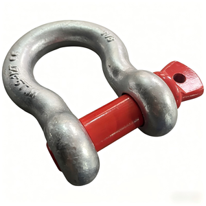Heavy Duty European Type Steel Galvanized Forged Screw Pin Anchor <b>Bow</b> Lifting Marine Rigging Shackle 5/8 7/16 Mining Wholesale U - Product Image 1