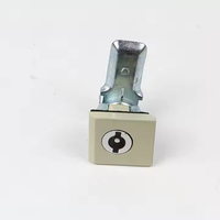 Serrure à panneau à clé en alliage de zinc durable, antivol et étanche MS813 pour armoires électriques (Rittal)