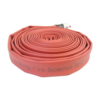 Tuyau d'incendie plat flexible en PVC et caoutchouc, homologué BS, recyclable, durable, personnalisable, 16 bars, 17 bars, en NBR