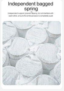 Phổ biến hiện đại độ ẩm Wicking vải túi mùa xuân Nệm 12 inch cao su thiên nhiên Bộ nhớ bọt mùa xuân hỗn hợp nệm - Product Image 3