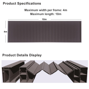 Pergola motorisée en aluminium bioclimatique <span class=keywords><strong>avec</strong></span> éclairage <span class=keywords><strong>LED</strong></span>, toit à lames orientables, portes coulissantes, pergola de patio - Product Image 4