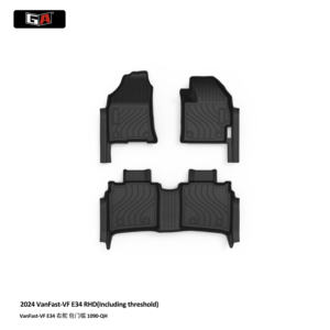 แผ่นรองพื้นรถยนต์ TPE <span class=keywords><strong>ราคา</strong></span>ดีที่สุดสำหรับรถยนต์ VanFast VF E34 ปี 2024 อุปกรณ์ตกแต่งรถยนต์ กันน้ำ กันลื่น - Product Image 2