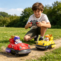 WGNRC 1347 Jouet de combat amusant pour deux joueurs, Voiture de combat à éjection avec catapulte, Voiture de combat rebondissante