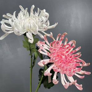 Chrysanthème simulé, branche unique, fleur artificielle, décoration de la maison, décoration de scène de mariage, décoration d'hôtel - Product Image 3