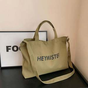 Sac bandoulière promotionnel en toile, grand sac messager, sac fourre-tout personnalisé en toile de coton avec logo - Product Image 5