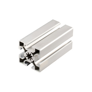 Fabricante de Perfiles de Aluminio Industriales 8-5050, Ancho de Ranura 8, Perfil de Aluminio Estándar Europeo 6063-T5, Aluminio Blanco Plateado - Product Image 5