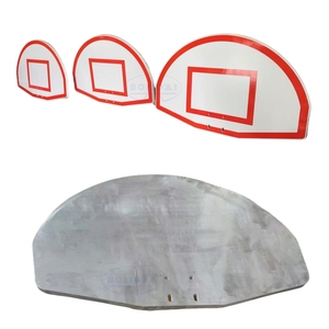 Accessori per Basket in Metallo, Tabellone a Forma di Ventaglio in Alluminio 36.5''x 54'' FAL - Product Image 4