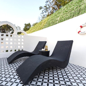 Tumbona Moderna en Forma de S de Metal para Exteriores, Muebles para Balcón, Playa, Piscina y <span class=keywords><strong>Terraza</strong></span> - Product Image 5