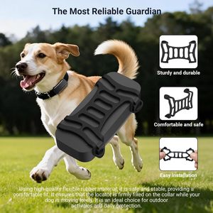 Clip en caoutchouc Merom pour collier GPS Tracti Dog 6, remplacement, noir, paquet de 4, accessoire de suivi durable pour animaux de compagnie - Product Image 3