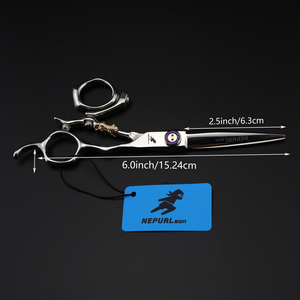 <span class=keywords><strong>Tijeras</strong></span> de Peluquería Profesionales de 6.0 Pulgadas, Calidad Superior, Fáciles de Usar, HS-141, Gran Venta - Product Image 5