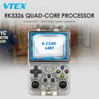 Console de jeu portable rétro 3,5 pouces avec écran IPS transparent, lamination intégrale, processeur RK3326 Quad Core, Type C OTG, multi-émulateurs