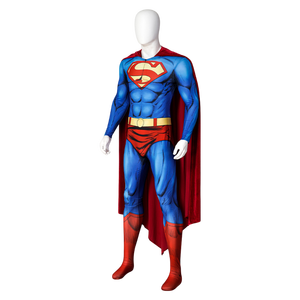 Индивидуальный костюм Супермена в стиле DC Comics для взрослых, для Хэллоуина, кино, телевидения и выступлений на мероприятиях - Product Image 2