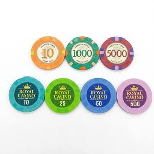 Jetons <span class=keywords><strong>de</strong></span> <span class=keywords><strong>poker</strong></span> en céramique personnalisés 39 mm 43 mm, motifs en relief, impression UV <span class=keywords><strong>de</strong></span> tout design, durables, idéaux pour les casinos, les clubs et le jeu à domicile - Product Image 2
