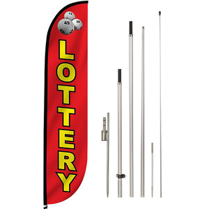 Drapeau promotionnel de location, bannière en tissu imprimé par sublimation numérique, mât de drapeau en fibre de verre, affiche de magasin, drapeau à plume - Product Image 2